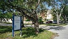 St. Elizabeth Gardens at St. Elizabeth of Hungary School in Pompano Beach is one of three homes for the aged operated by Catholic Health Services. Saint Elizabeth Gardens 11-16-2007-01.jpg