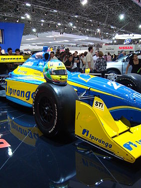 Formula One car in Salão do Automóvel, São Paulo