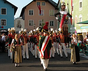 Samsonfigur: Samsonfiguren als Umzugsriesen, Die Samsonfiguren des inneralpinen Österreichs, Beschreibung der einzelnen Figuren