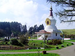 The main stupa at Samye Ling monastery in Scotland Samye Ling Stupa.JPG