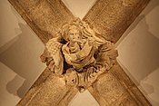 Clave na cripta da Catedral de Santiago de Compostela.