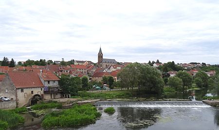 Sarreinsming Wehr Mühle Ortskern 2