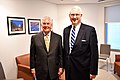 Secretary Tillerson Poses for a Photo With CSIS CEO John J. Hamre (37728546036).jpg