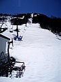 Seggiovia Berlino. Neve polverosa in abbondanza e impianti chiusi.