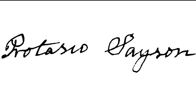 File:Signature of Protasio Sayson.png