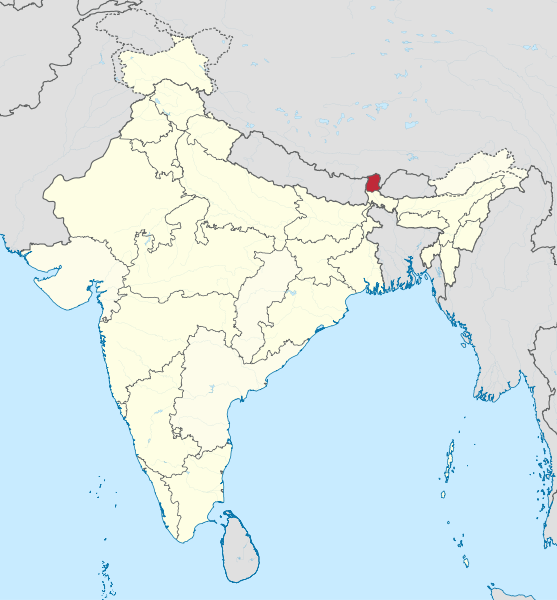 File:Sikkim in India.svg