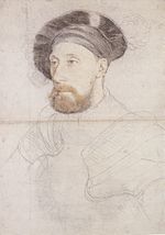 Sir Nicholas Carew, oleh Hans Holbein Younger.jpg