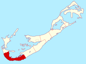Kart over Southampton Parish