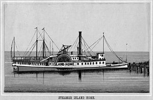 Island Home from an 1890s souvenir booklet