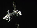 Kozmická loď Sojuz TMA-08M sa blíži k Medzinárodnej vesmírnej stanici, 29. marec 2013