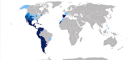 Spanish speaking countries, regions and states.jpg