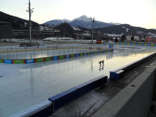 Eisschnelllaufbahn Innsbruck speed skating venue in Innsbruck, Tyrol, Austria