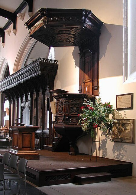 The Jacobean pulpit