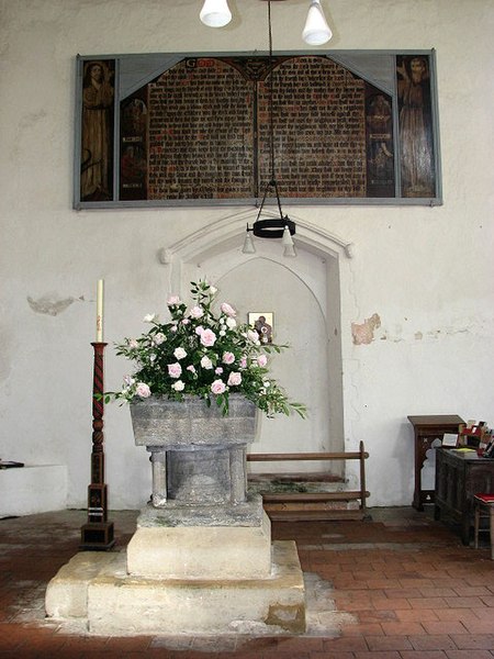 File:St Mary's church - C13 font - geograph.org.uk - 848700.jpg