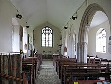 St Mary Beachamwell, interior facing east
