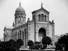 St. Michael's in 1880, before the bombing St Michael Berlin 1880.JPG