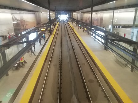 St laurent station from above