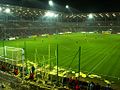 English: View from opening new stadium in Kielce Polski: Otwarcie nowego stadionu piłkarskiego w Kielcach