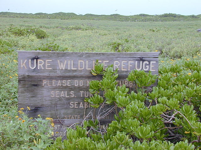 Kure Atoll sign