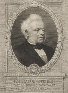 Johann Jakob Stehlin Swiss politician (1803-1879)