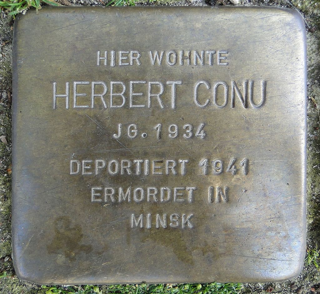 Stolperstein HB-Feldstraße 27 Herbert Conu - 1934.jpg