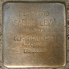 Stolperstein Isestraße 21 (Sabine Levy) in Hamburg-Harvestehude.JPG