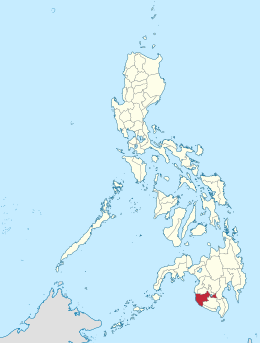 Locatie van Sultan Kudarat in de Filipijnen