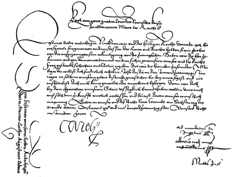 File:Summons for Luther to appear at the Diet of Worms.jpg