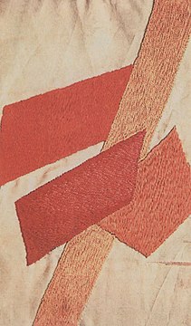 Composição suprematista de Nina Genke-Meller, 1915