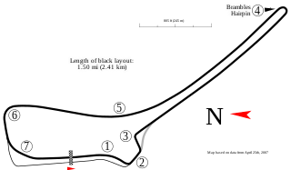 Symmons Plains Raceway (Australia) track map