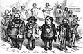 Image 13Thomas Nast depicts the Tweed Ring: "Who stole the people's money?" / "'Twas him." (from Political cartoon)