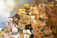 Collection d’ours en peluche.