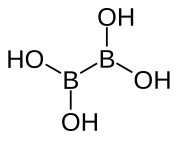 Strukturformel von Tetrahydroxydiboron