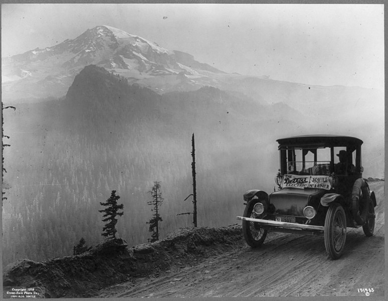 File:The Detroit Electric going from Seattle to Mt. Rainier LCCN2006679254.jpg