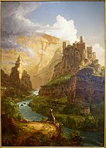 Thumbnail for File:The Fountain of Vaucluse, by Thomas Cole, 1841, oil on canvas - Dallas Museum of Art - DSC04819.jpg