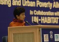 The Minister of State (Independent Charge) for Housing and urban Poverty Alleviation Kumari Selja addressing at the Asia Pacific Ministerial Conference on Housing and Human Settlements , in New Delhi on December 13, 2006.jpg