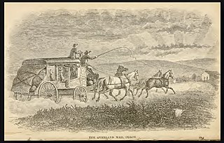 <span class="mw-page-title-main">Butterfield Overland Mail</span> Stagecoach service in the US (1858–1861)
