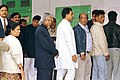 The President Dr. A.P.J. Abdul Kalam standing in a queue to cast his vote at a Polling booth during Assembly Elections of Delhi on December 1, 2003 (Monday).jpg