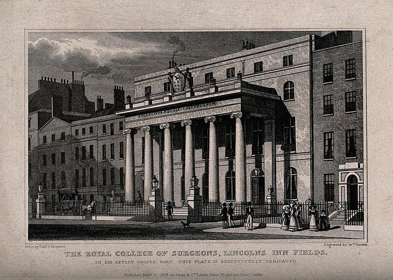 File:The Royal College of Surgeons, Lincoln's Inn Fields, London. Wellcome V0013488.jpg