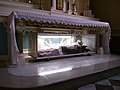 St. Bonosa was a 3rd-century, Christian martyr whose relics were interred at St. Martin's Church in 1901. Previously they were at the Cistercian monastery in Agnani, Italy, and were originally removed from the Roman catacombs.