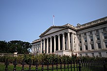 The U.S. Department of the Treasury, Washington, D.C. The US Treasury Department.jpg