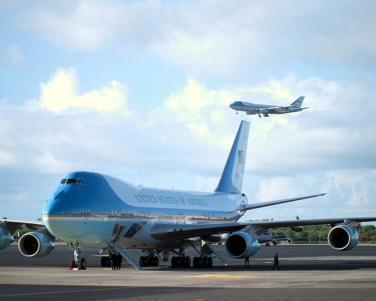 File:The two Boeing VC-25A Air Force One.jpg