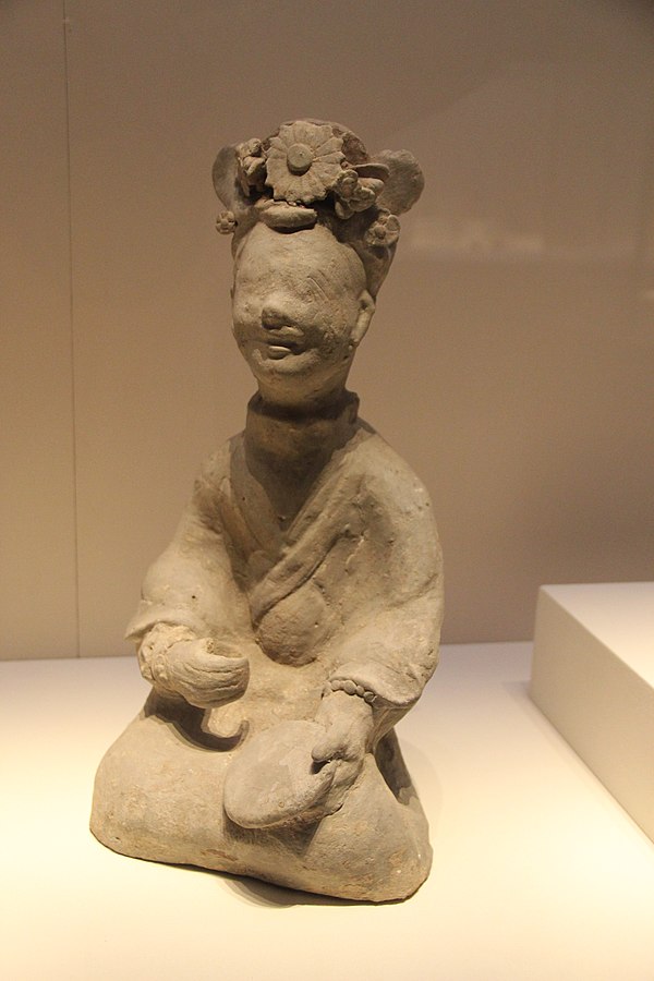 Pottery musician, Shu, Three Kingdoms.