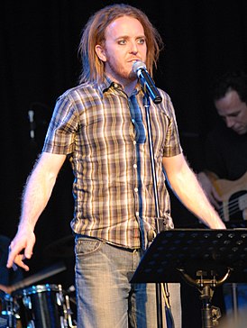 Tim Minchin bij een van de concerten