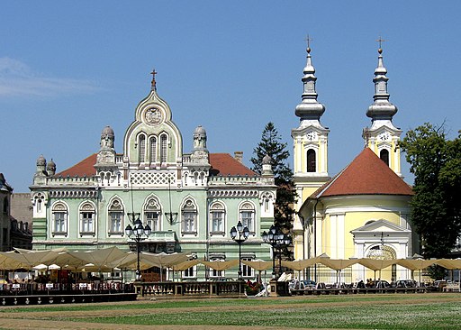 Timisoara, Palatul Episcopiei Ortodoxe Sarbe si catedrala