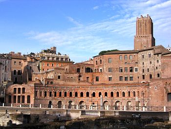 El Mercado de Trajano, en Roma