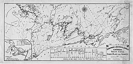 Map of the Trent-Severn Waterway, a canal route that connects Lake Simcoe with several other major waterways. Trent Canal map 1890.jpg