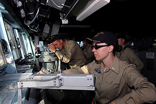 <span class="mw-page-title-main">Conn (nautical)</span> Naval officer assigned to give orders to the helm