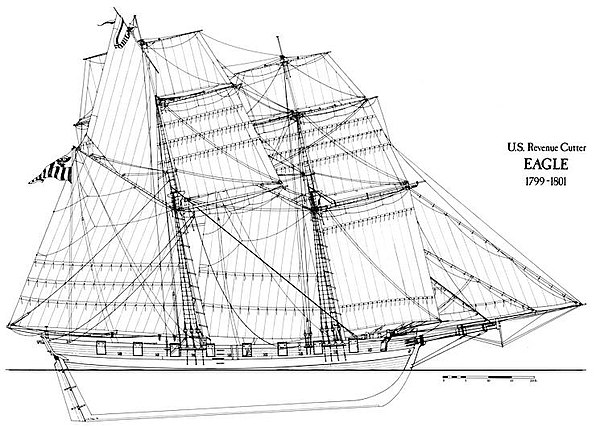 USRC Eagle commanded the best wartime record of captures for any U.S. vessel during the Quasi-War.