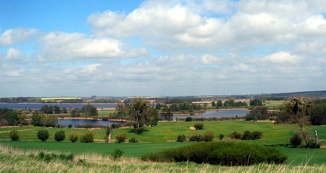 View of the Uecker Valley in the Uckermark